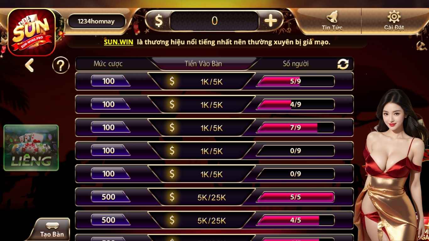 Giới thiệu về game bài Liêng Sunwin. Giới thiệu về game bài Liêng Sunwin.