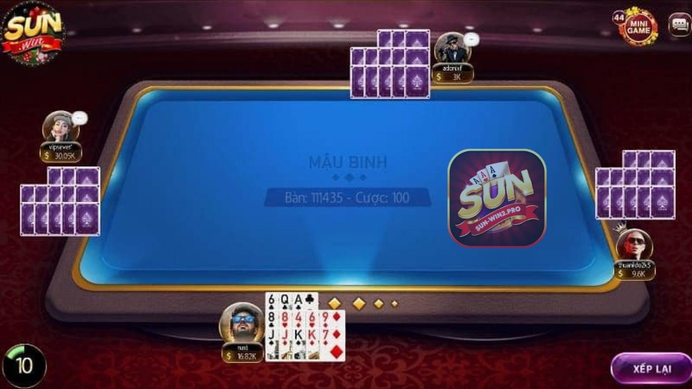 Cách vào game bài Mậu Binh Sun win Cách vào game bài Mậu Binh Sun win