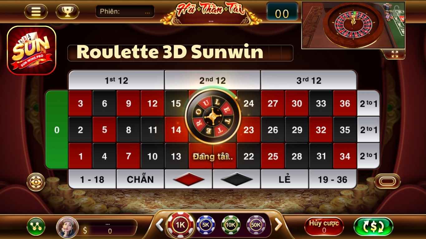 Các bước vào game Roulette 3D Sunwin Các bước vào game Roulette 3D Sunwin