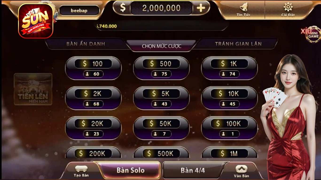 Giới thiệu về sảnh chơi Tiến Lên Miền Nam Sunwin. Giới thiệu về sảnh chơi Tiến Lên Miền Nam Sunwin.