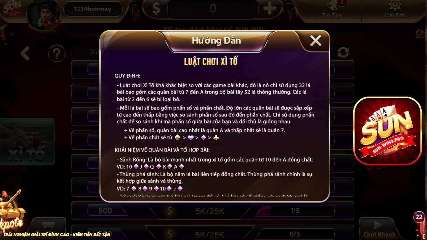 Hướng dẫn cách chơi game bài Xì Tố Sunwin cho tân thủ Hướng dẫn cách chơi game bài Xì Tố Sunwin cho tân thủ